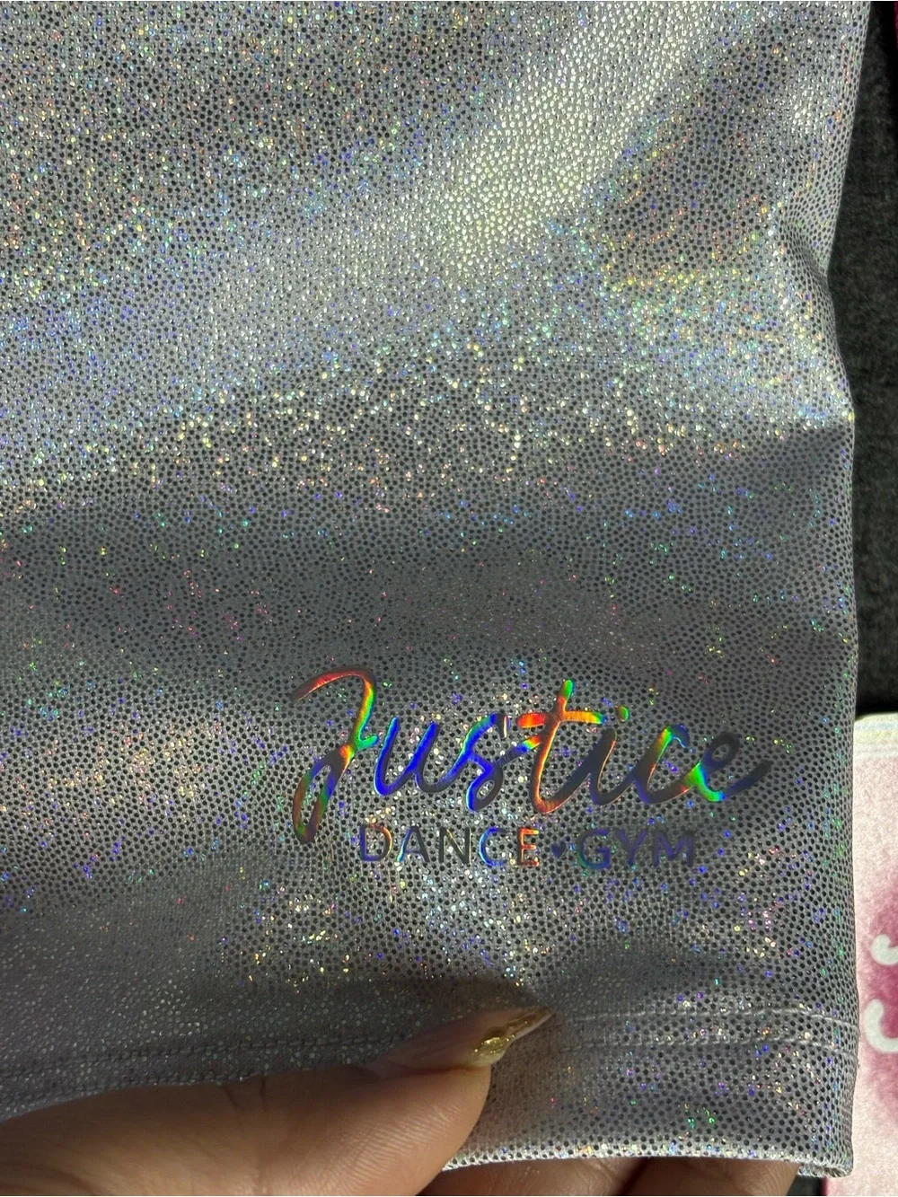 🆕Justice Girls Pastel Tie-Dye & Glitter Colorblock Dance Shorts Multi/Black S